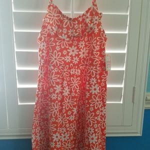 Faded Glory Spaghetti Strap Ruffle Sun Dress